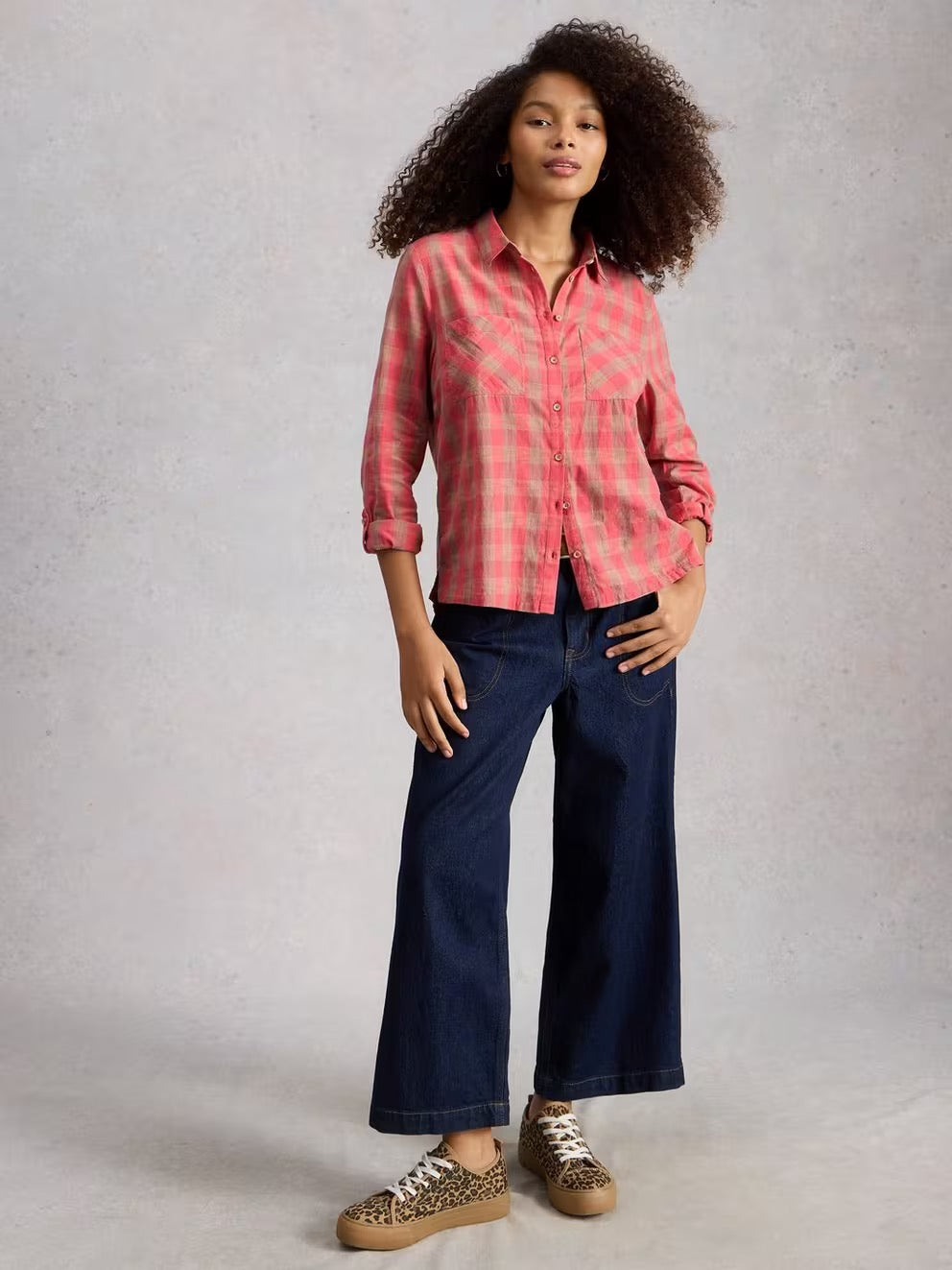 White Stuff Sophie Organic Check Shirt