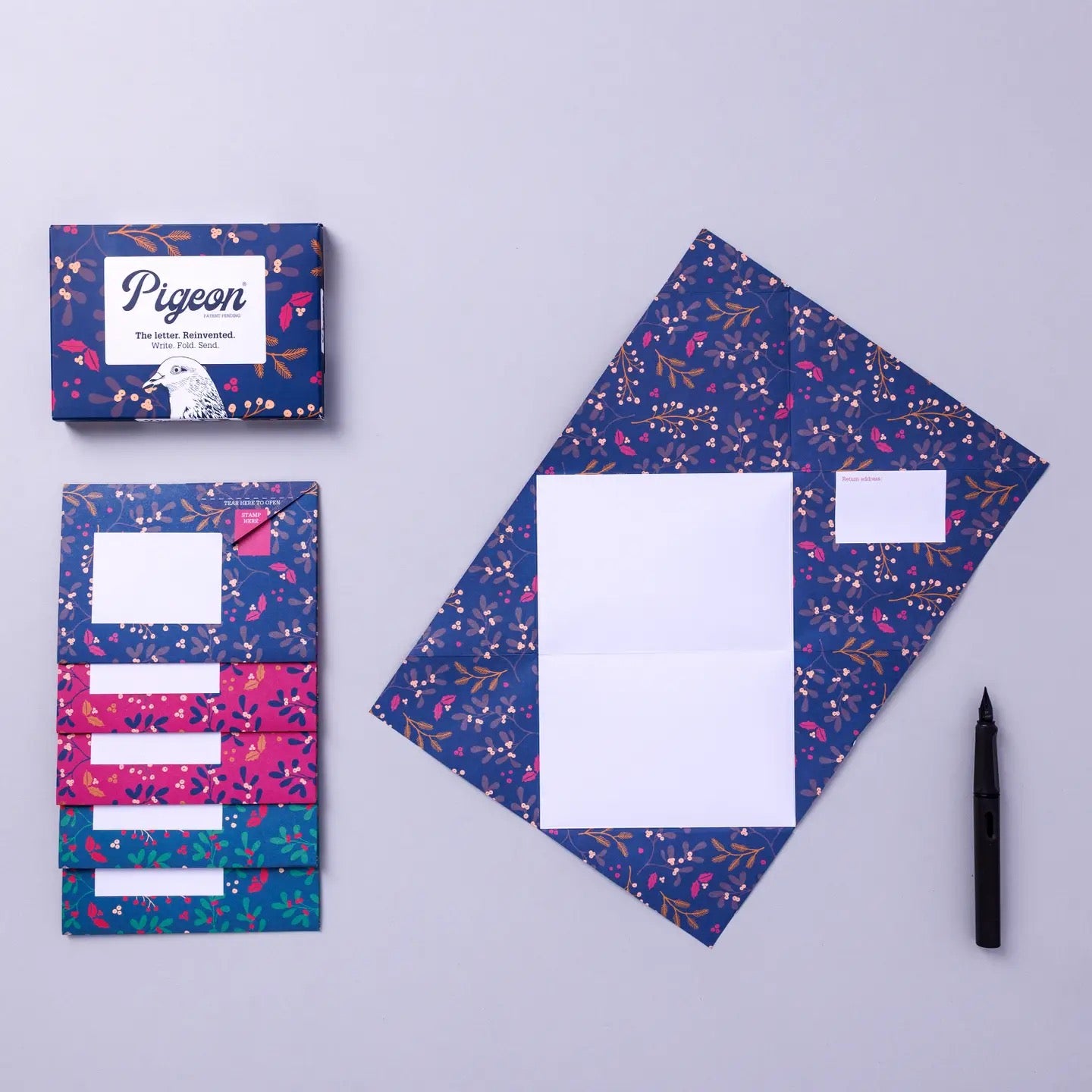 Pigeon Posted Folding Letter Set