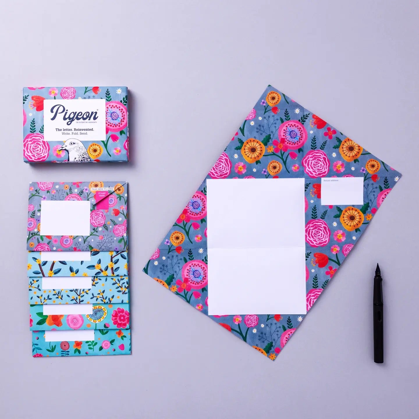 Pigeon Posted Folding Letter Set