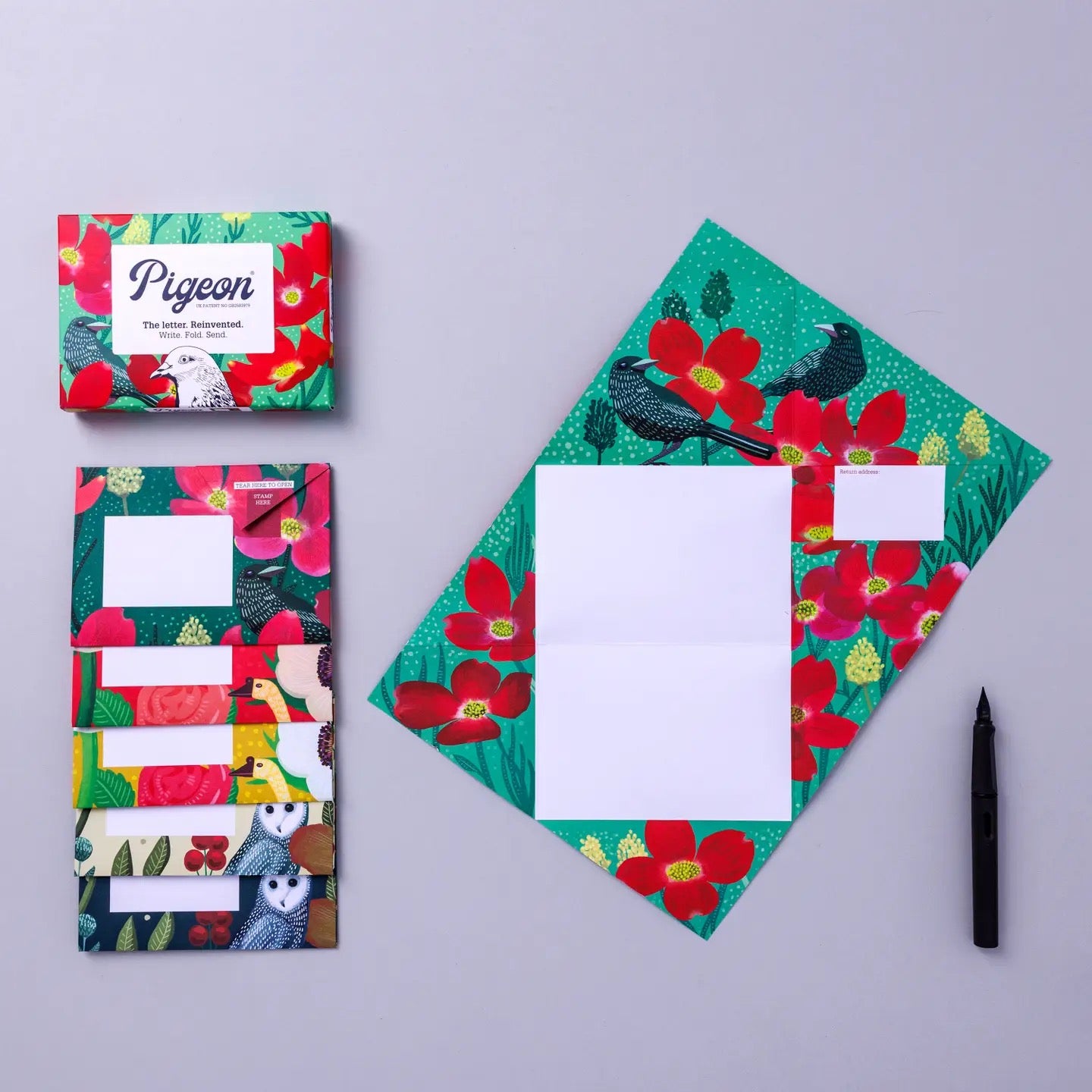 Pigeon Posted Folding Letter Set