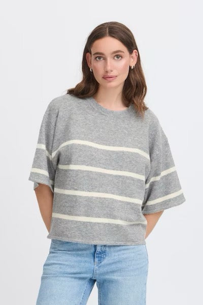 Ichi Dasila 3/4 Sleeve Sweater