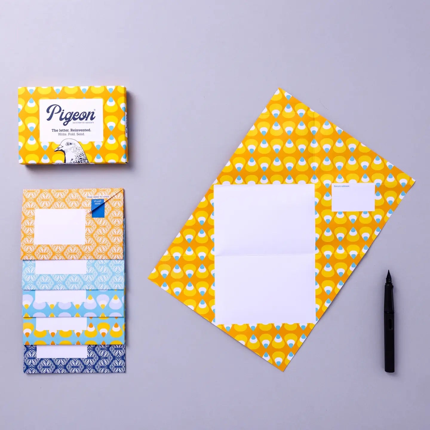 Pigeon Posted Folding Letter Set