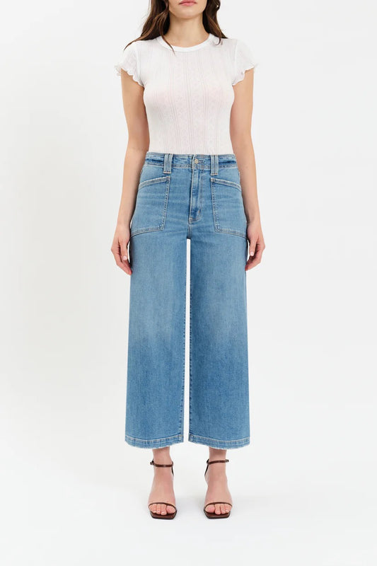 Daze Valley Girl Wide Leg Ankle Jean