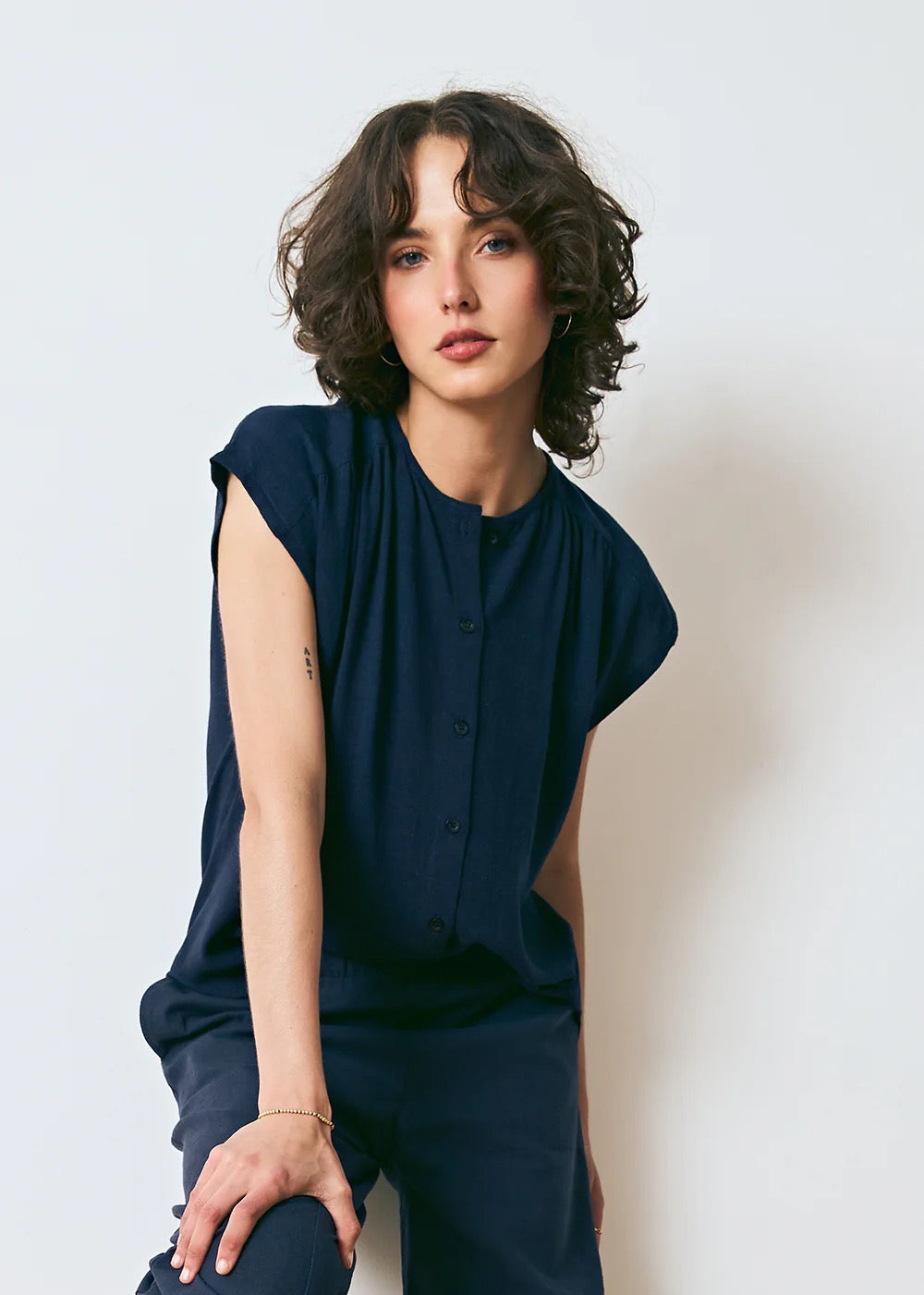 Dagg & Stacey Campbell Button Up (2 colours)