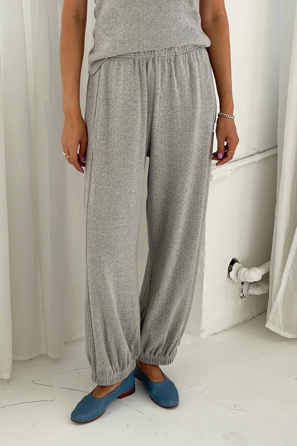Le Bon Shoppe Pointelle Balloon Pants
