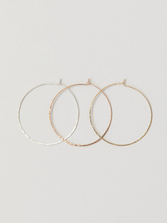 Loops 2" Hoops Silver