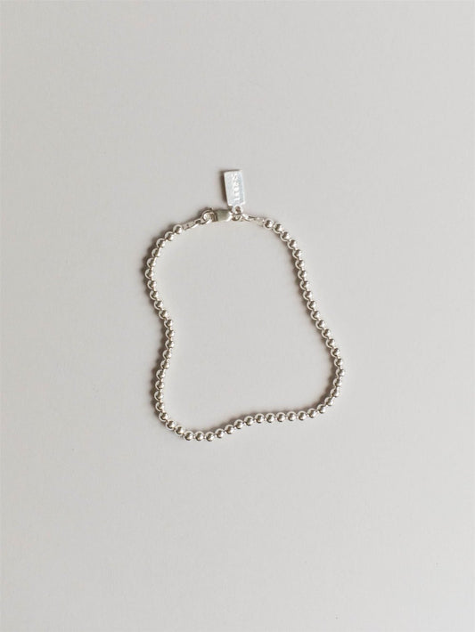 Loops Victoria Bead Bracelet / Silver