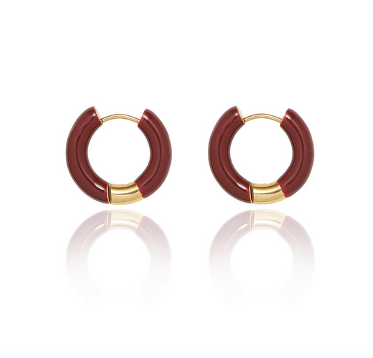 Seventy Two - Romy Enamel Hoop (5 Colours)