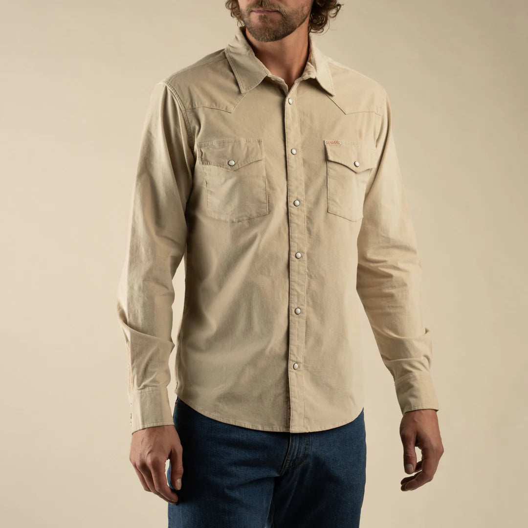 Sendero Wyatt Pearl Snap - Corduroy (3 colours)