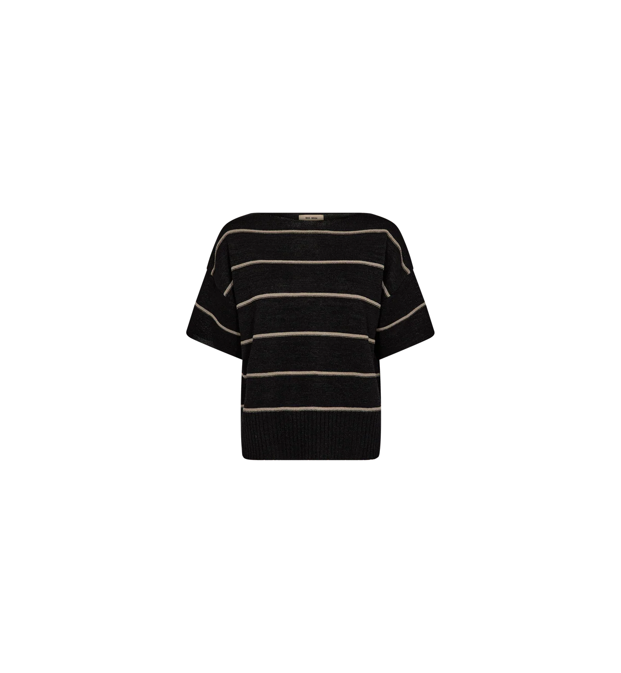 Mos Mosh Arlen Paper Knit Short Sleeve Sweater