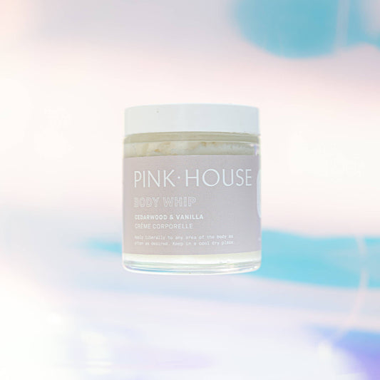 Pink House Body Whip - Cedarwood Vanilla