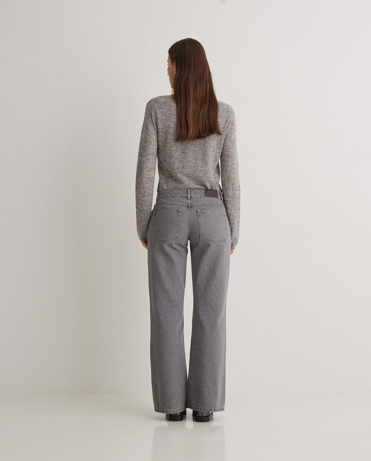 Yerse Wide Leg Denim Trouser
