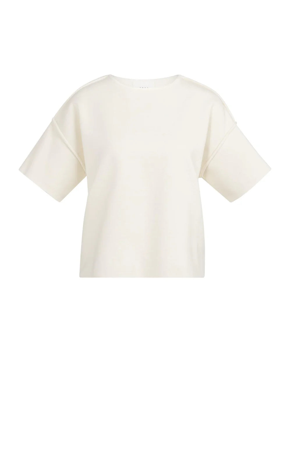 Yaya Seam Detailed Short Sleeve Sweater