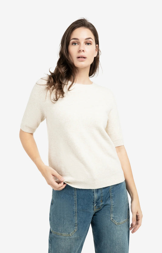 YaYa Raglan Short Sleeve Sweater