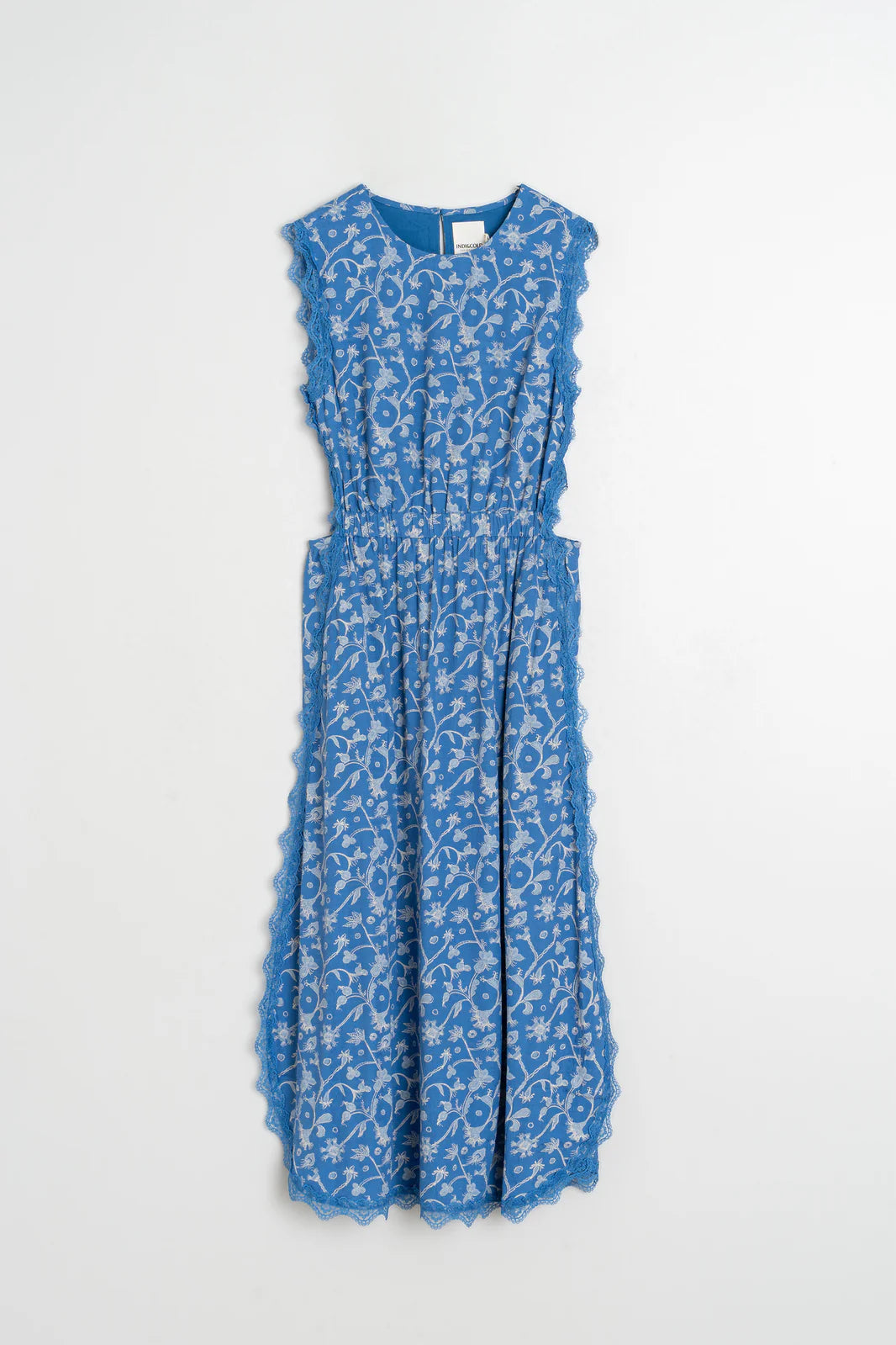 Indi & Cold Blue Dress Embroidered