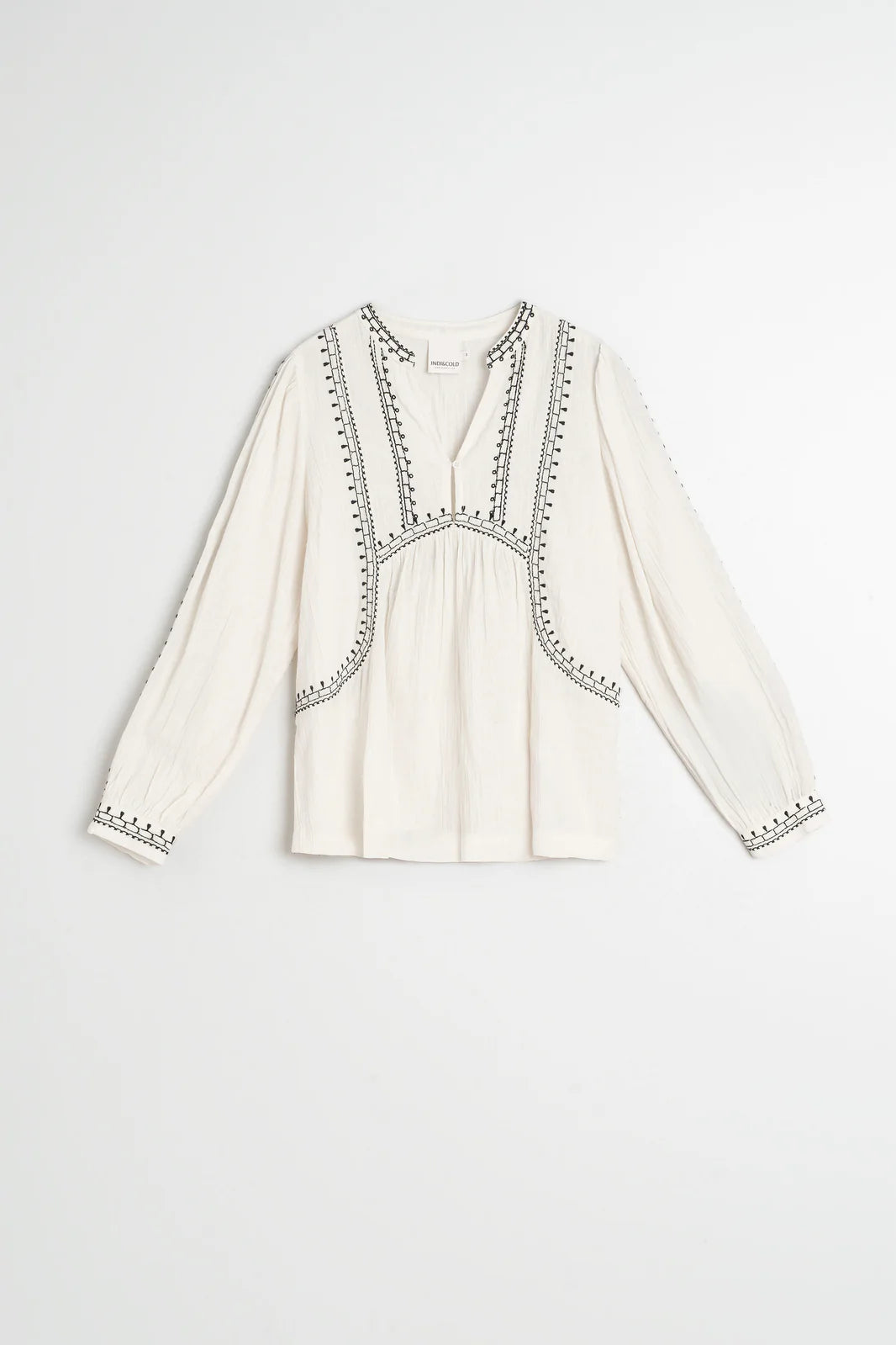 Indi & Cold Embroidered Blouse (2 colours)
