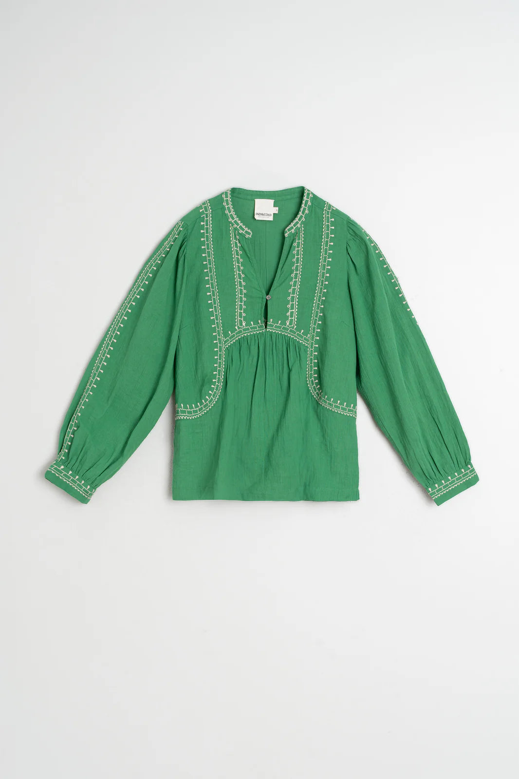 Indi & Cold Embroidered Blouse (2 colours)