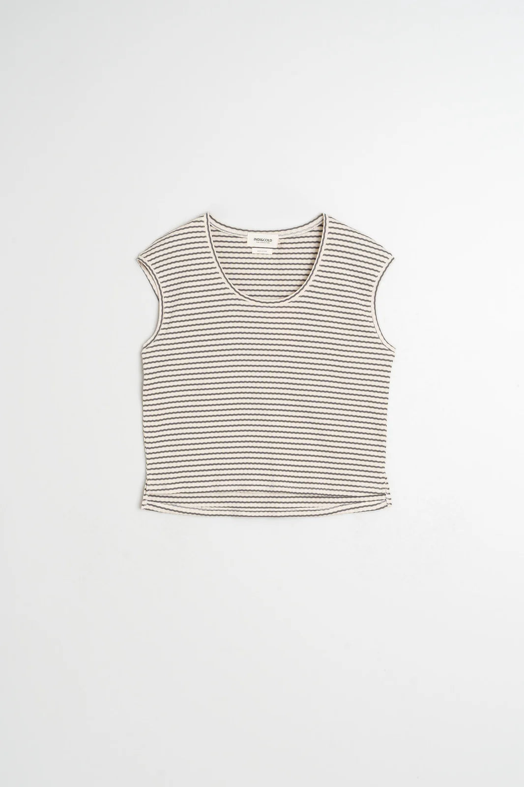 Indi & Cold Boxy Striped Tee