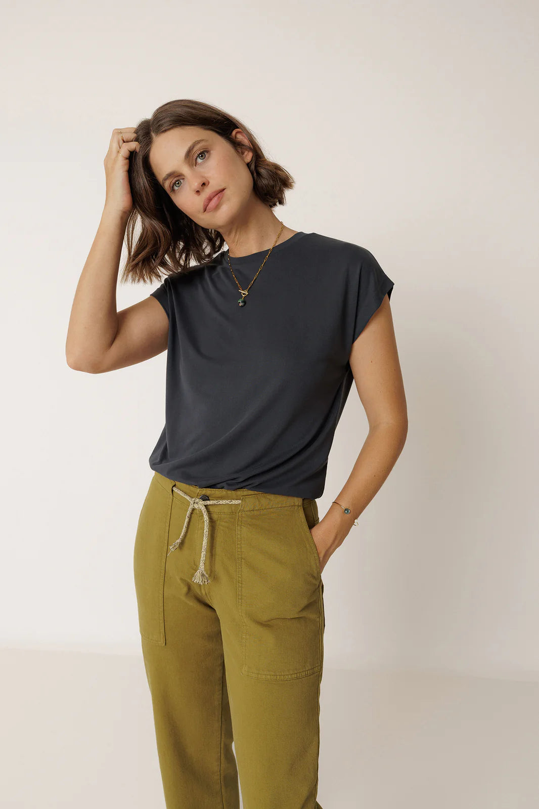 Indi & Cold Basic Modal Tee (2 colours)