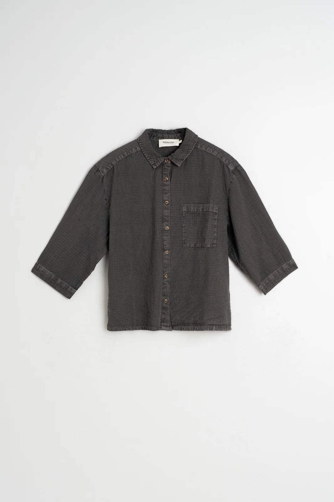 Indi & Cold Gray Button Up