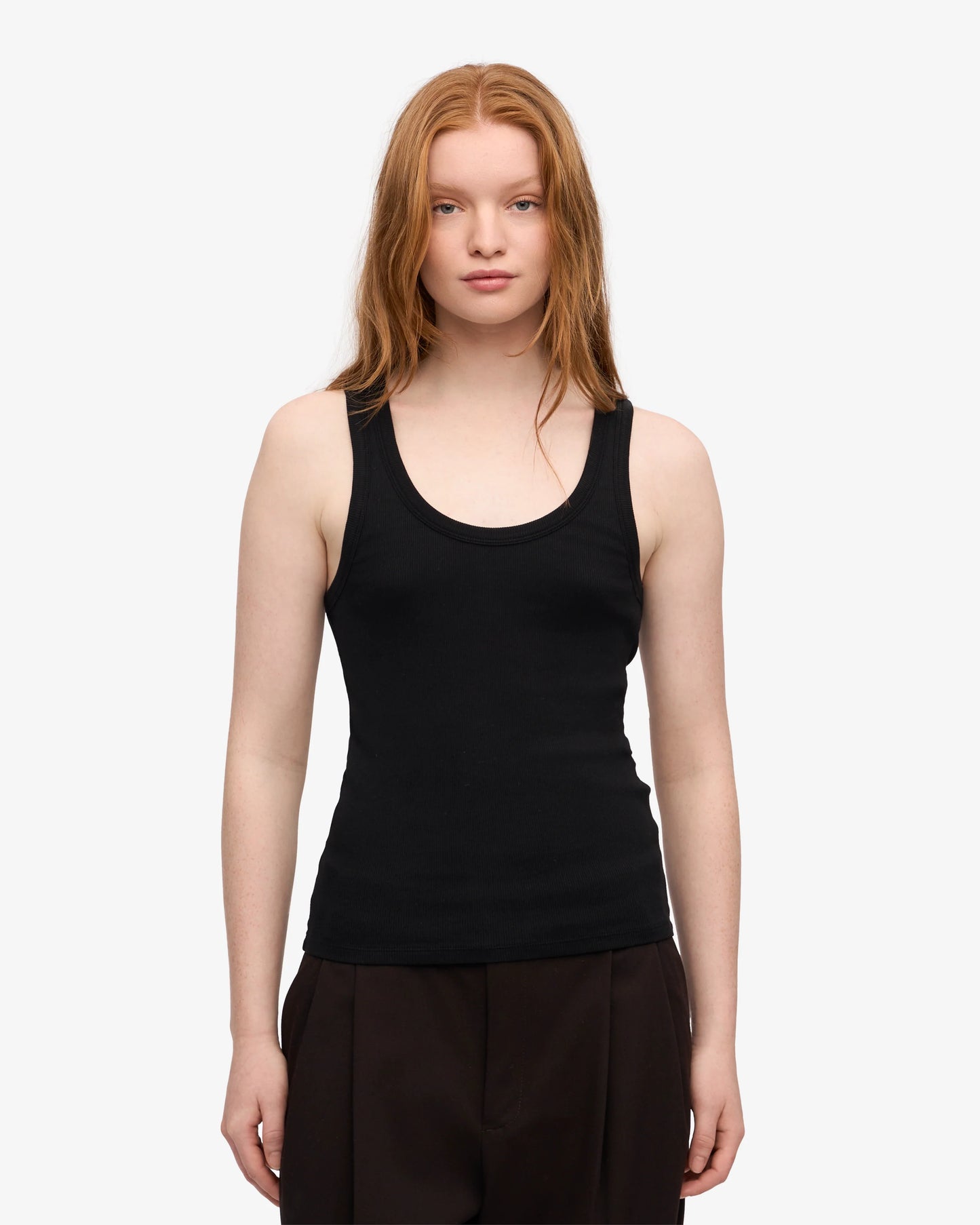 Colourful Standard Organic Ribbed Tank (6 Colours)