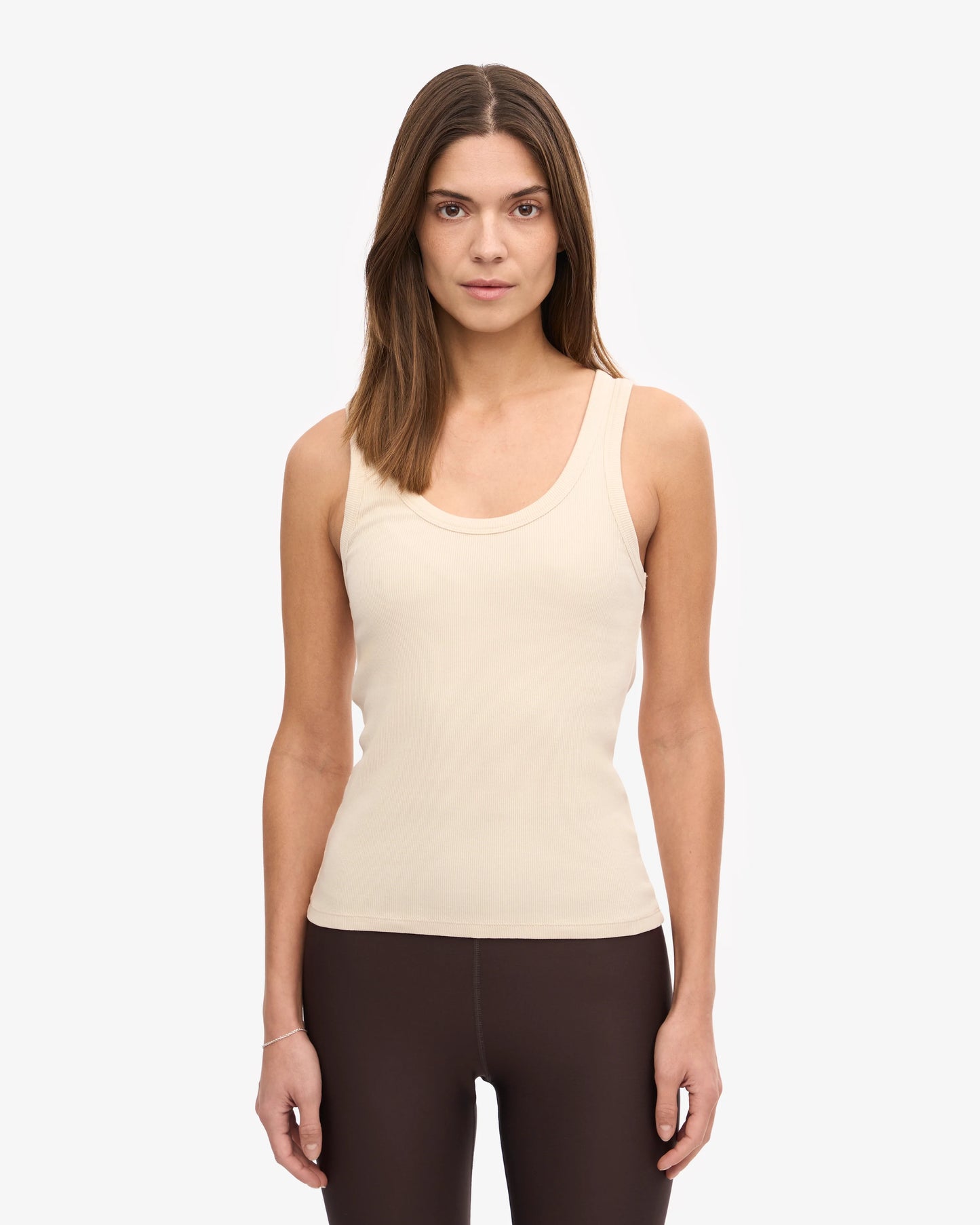 Colourful Standard Organic Ribbed Tank (6 Colours)