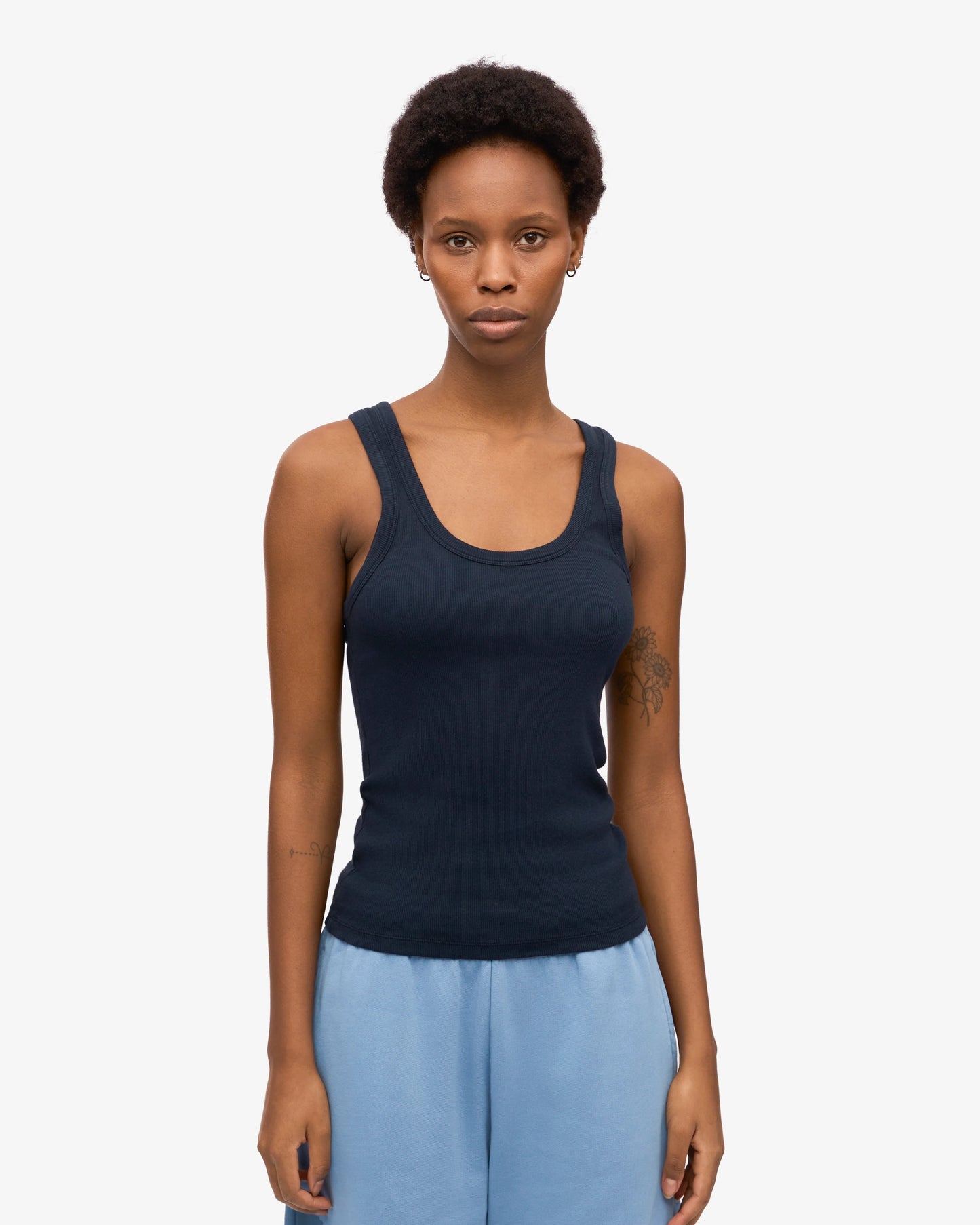 Colourful Standard Organic Ribbed Tank (6 Colours)