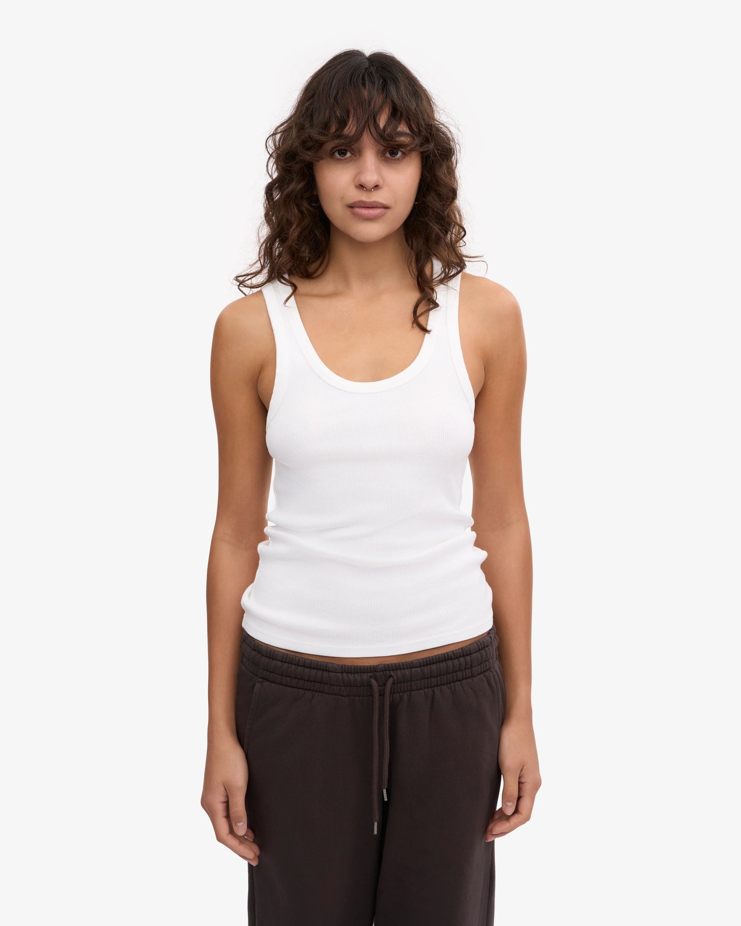 Colourful Standard Organic Ribbed Tank (6 Colours)
