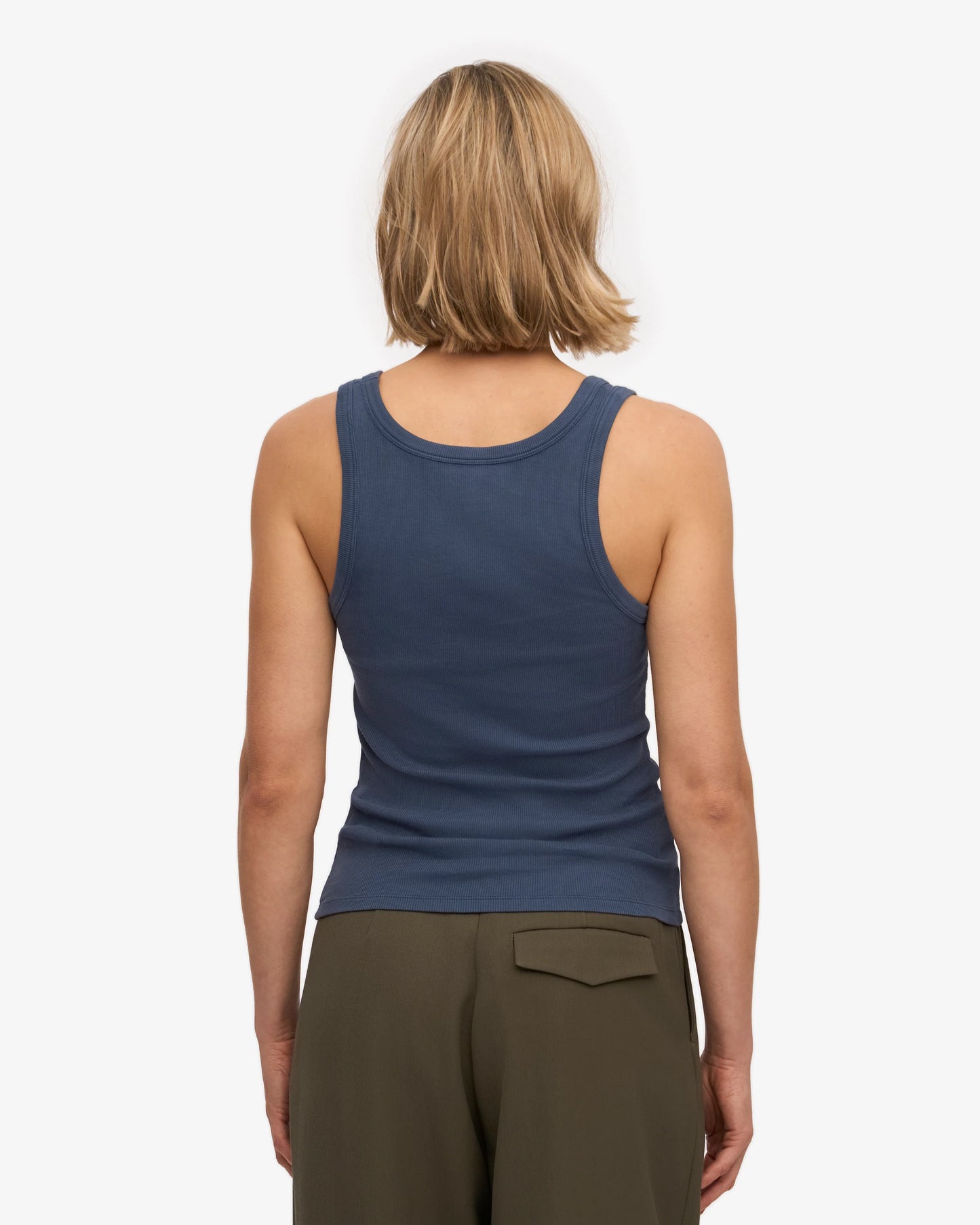 Colourful Standard Organic Ribbed Tank (6 Colours)