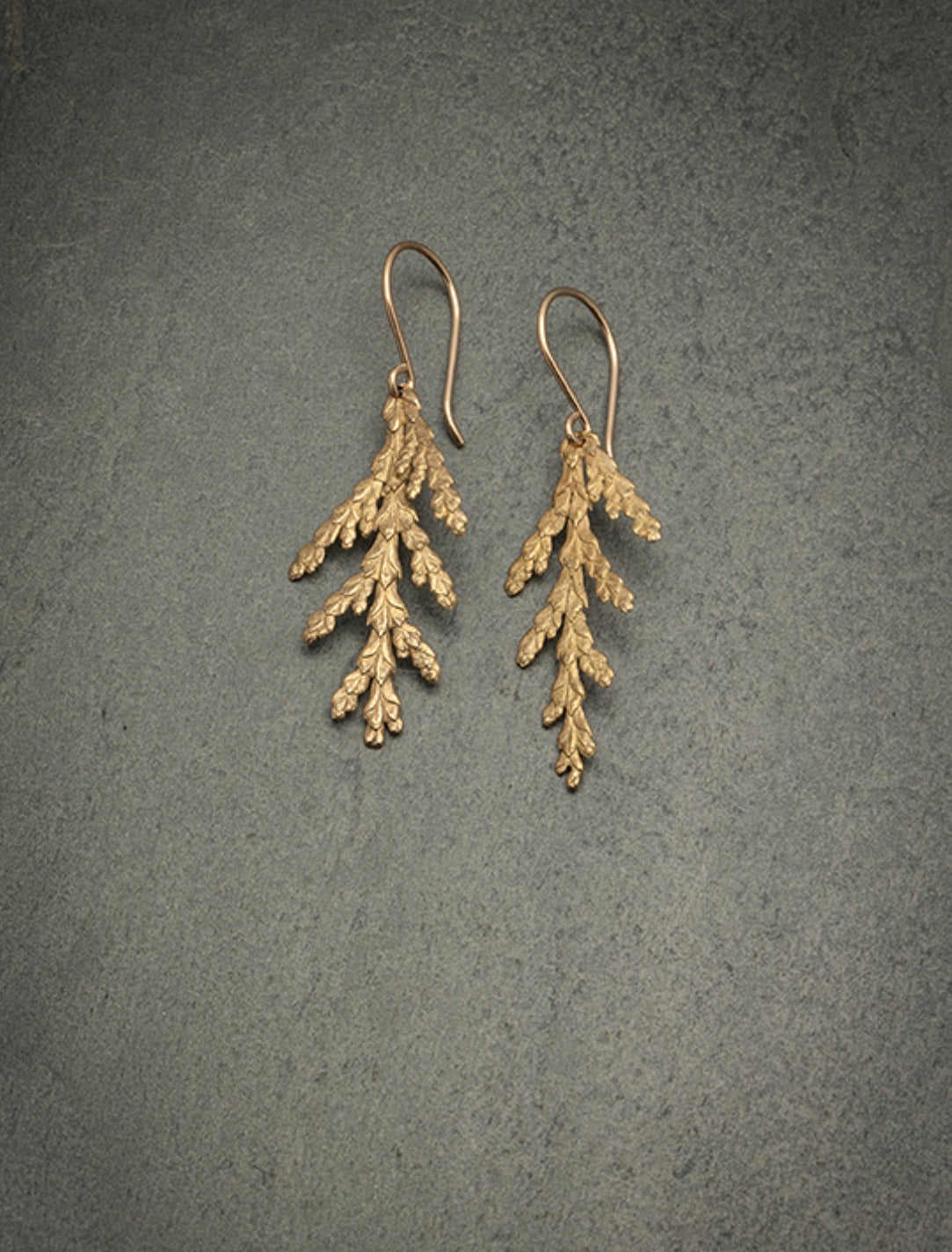 Zula Summer Cedar Branch Earrings Medium