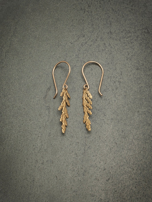 Zula Summer Cedar Branch Earrings Small