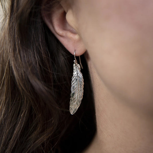 Kat Cadegan Feather Earrings